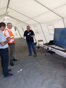 Presentation of the NICS Tool within the NATO Emergency Management Exercise Bulgaria 2025, in the presence of a senior representative from the NATO Alliance